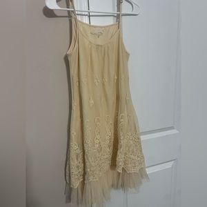 Cream lace dress